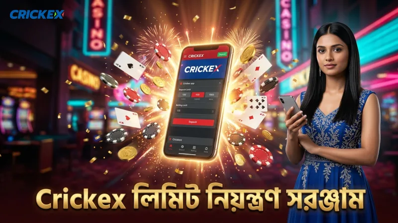ডিপোজিট ও বেটিং লিমিট নিয়ন্ত্রণে Crickex এর কার্যকরী সরঞ্জাম