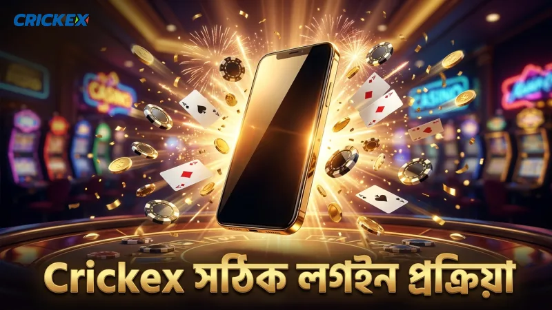 Crickex প্রমোশন ও বোনাস পাওয়ার ৫টি সহজ ধাপ 1 Crickex প্রমোশন ও বোনাস পাওয়ার জন্য সঠিক লগইন প্রক্রিয়া অপরিহার্য।
