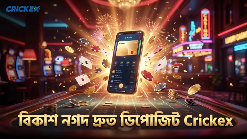 Crickex ডিপোজিট করার জন্য সেরা ব্যাংকিং পদ্ধতির তালিকা 1 বিকাশ ও নগদ দিয়ে Crickex এ দ্রুত ডিপোজিট কার্যক্রম।