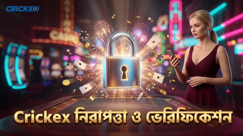 গোল্ডেন এম্পায়ার স্লট গেমের খুঁটিনাটি ও নিয়মাবলী 4 সুরক্ষা ও ভেরিফিকেশন নিশ্চিত করে Crickex প্লেয়ারের নিরাপত্তা
