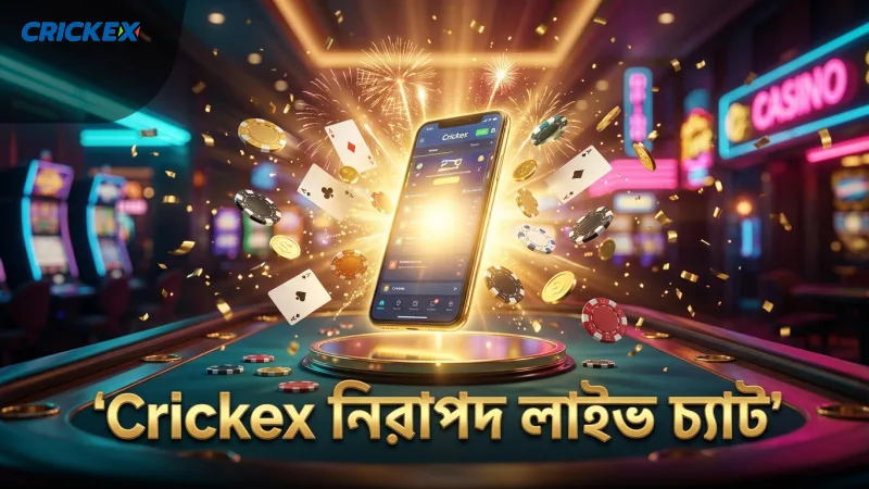 যেকোনো সহায়তার জন্য আমাদের সাথে যোগাযোগ করার মাধ্যম 1 Crickex-এর নিরাপদ লাইভ চ্যাট সেবা দ্রুত সমাধান দেয়