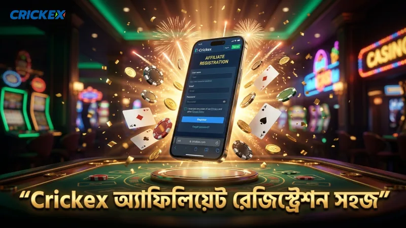 অ্যাফিলিয়েট প্রোগ্রাম থেকে আয় করার সহজ উপায় 1 Crickex অ্যাফিলিয়েট প্রোগ্রামে সহজ রেজিস্ট্রেশন প্রক্রিয়া