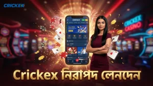 Crickex প্ল্যাটফর্মে নিরাপদ লেনদেন নিশ্চিত করুন