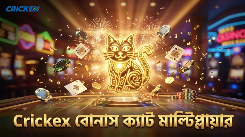 লকি নেকো খেলায় বোনাস রাউন্ড পাওয়ার সহজ উপায় 3 Crickex-এ বোনাস ক্যাট মাল্টিপ্লায়ার সক্রিয় হওয়ার মুহূর্ত
