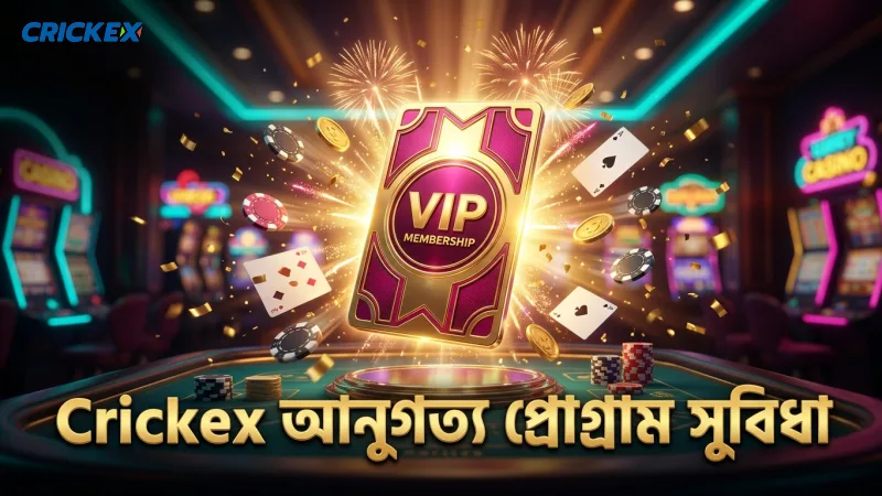 Crickex ভিআইপি ক্লাস্টারের আনুগত্য প্রোগ্রাম বুঝে নিন